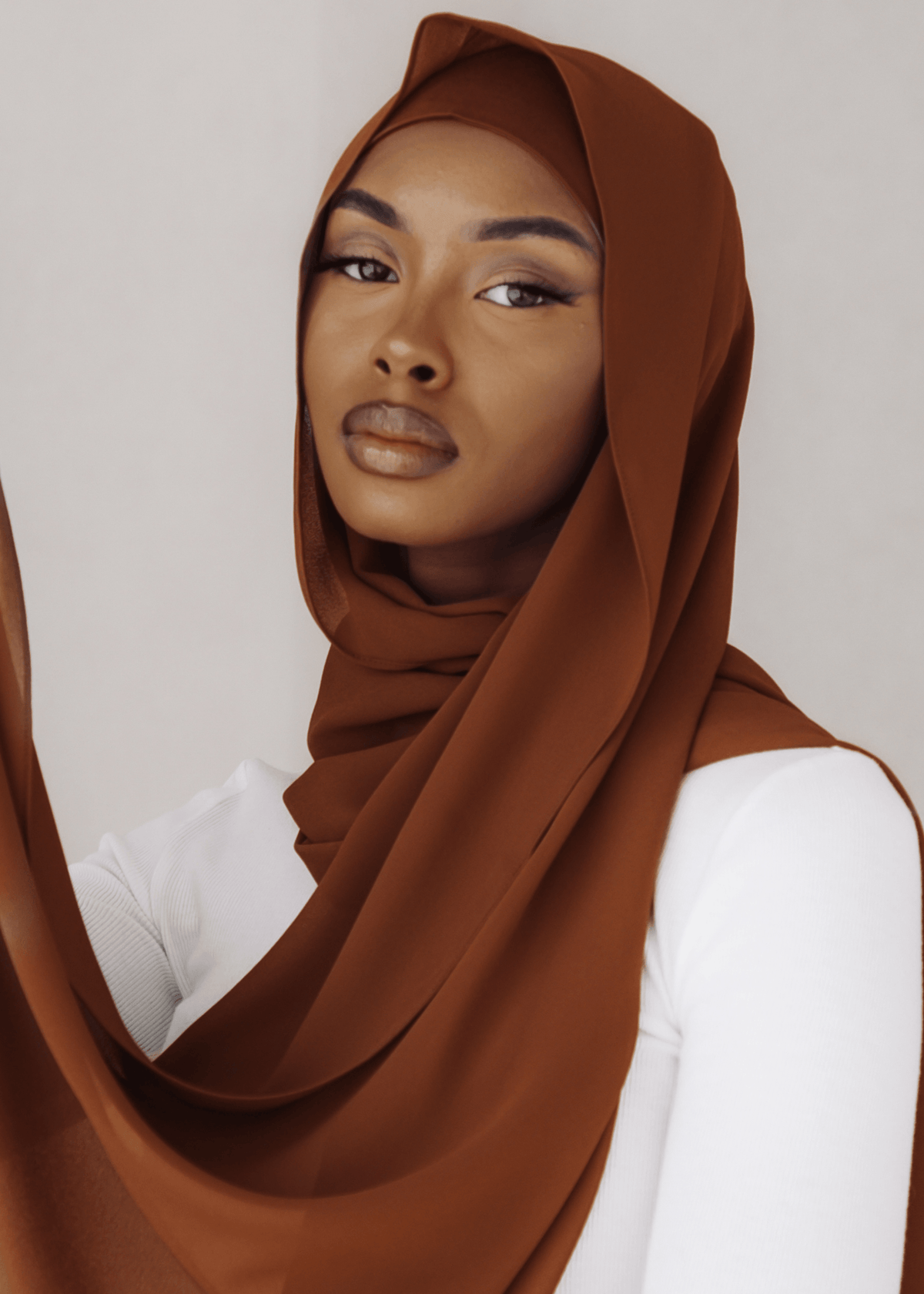 Matching Hijab & Undercap Set - Honey - Azelefa