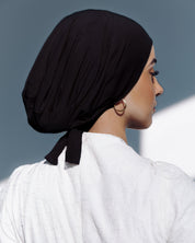 Matching Hijab & Undercap Set - Obsidian - Azelefa