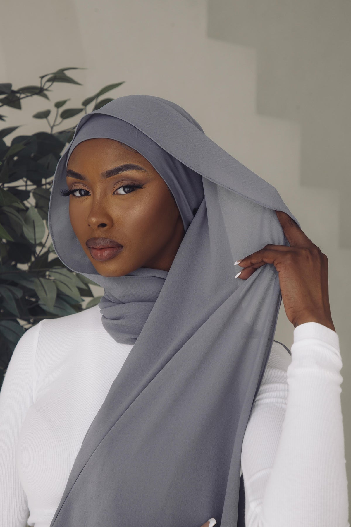 Matching Hijab & Undercap Set - Dove