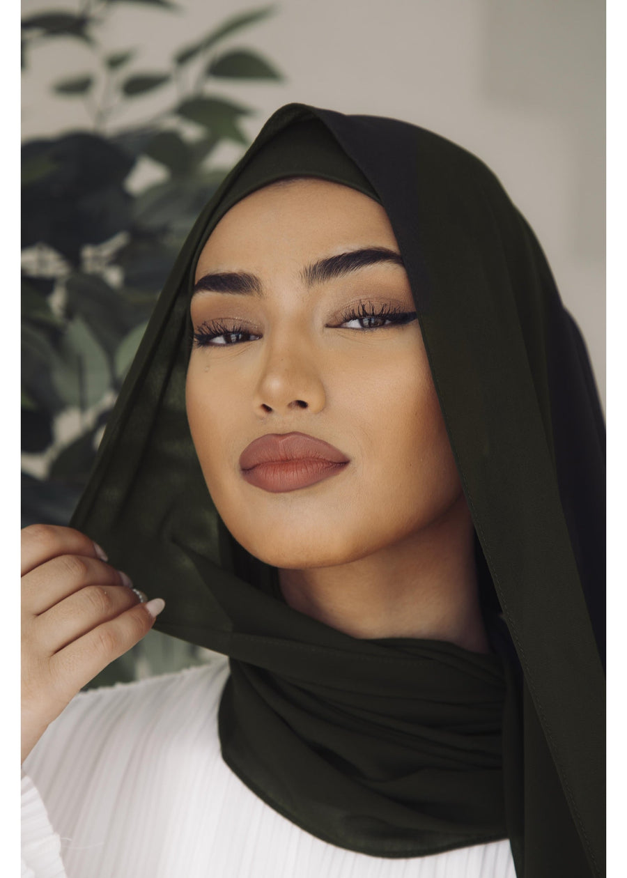 Sottotasca Hijab Donna Augesak - 2 Pezzi Modal, Colori Neutri, Regolabile, Per Uso Quotidiano
