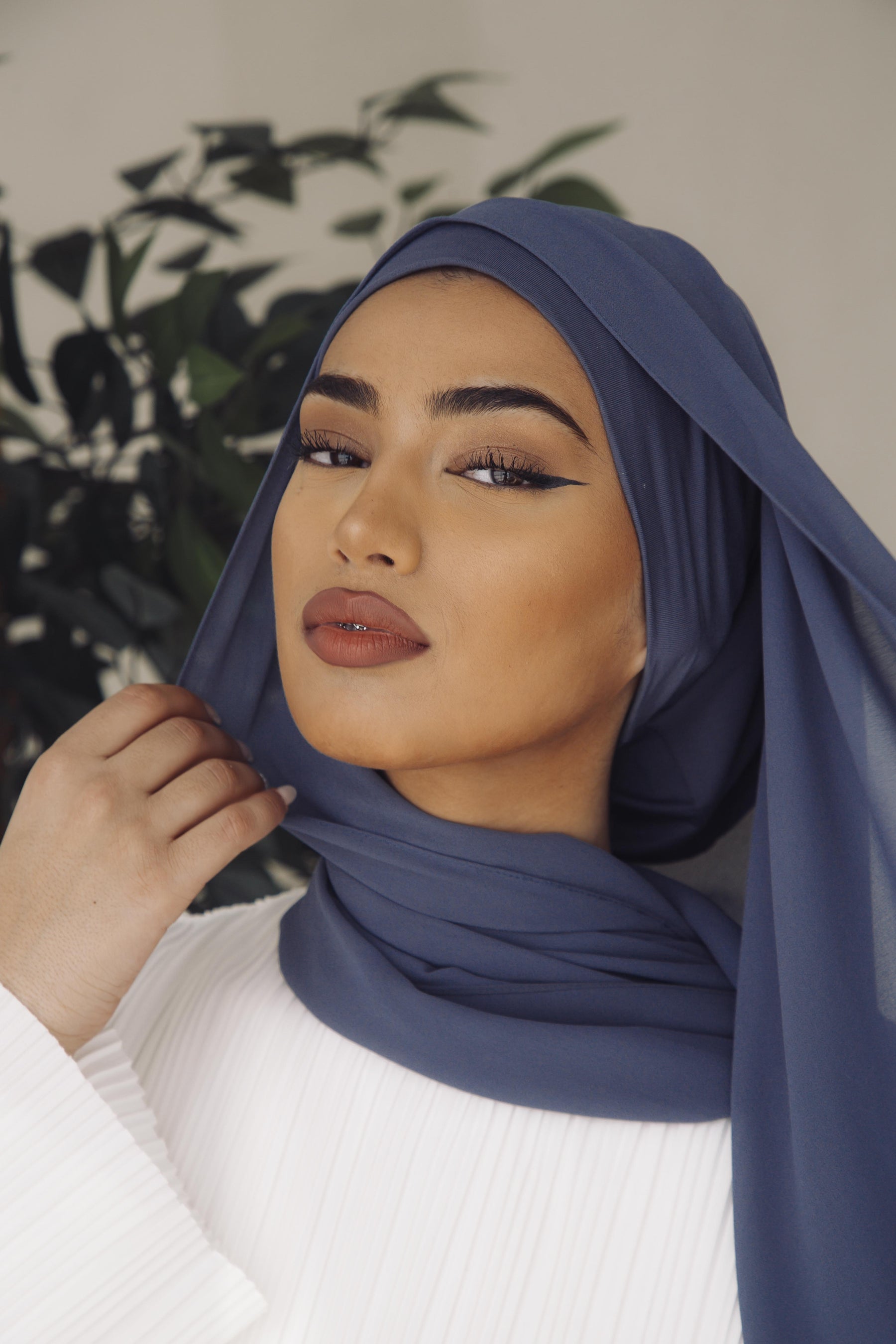 Matching Hijab & Undercap Set - Midnight