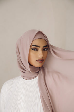 Matching Hijab & Undercap Set - Taupe