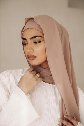 Matching Hijab & Undercap Set - Blush
